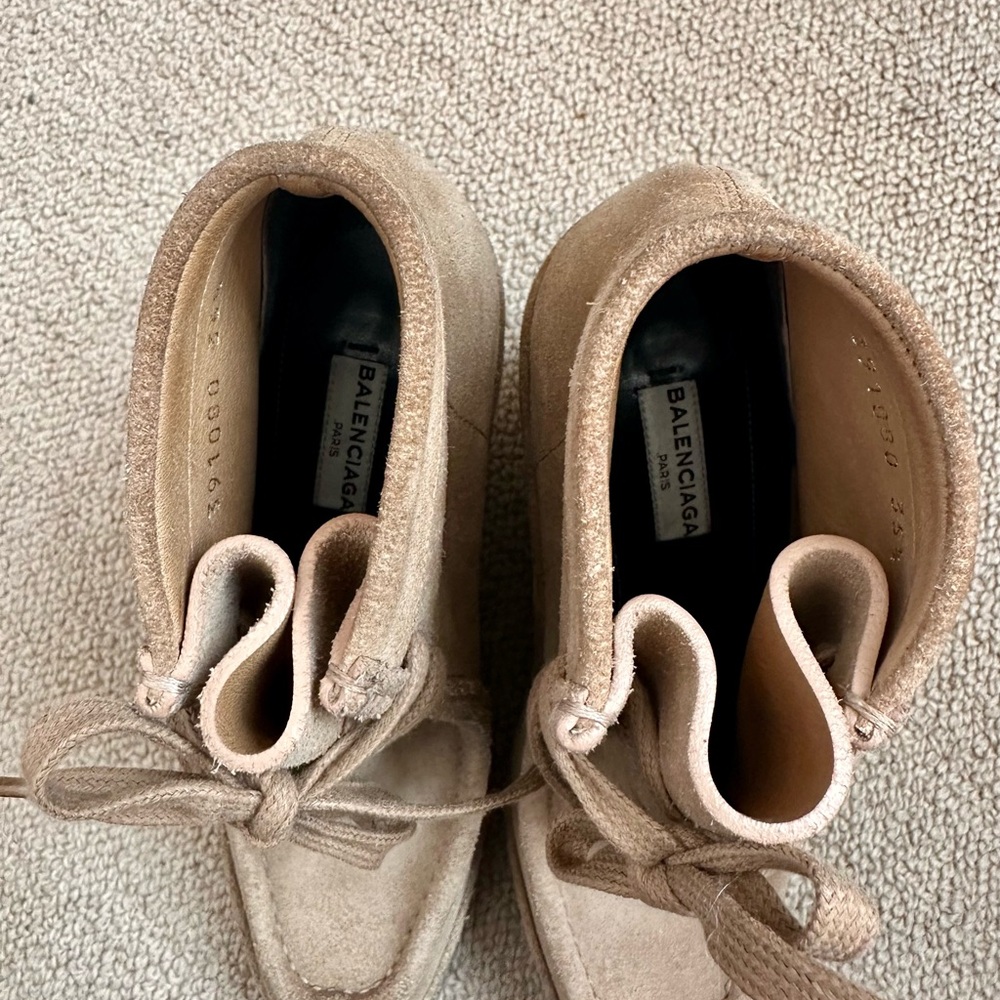 Balenciaga Suede Ankle Boots - Picture 5 of 8